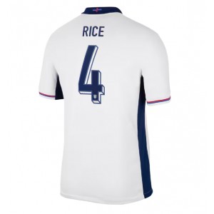 Fotbalové Dres Anglie Declan Rice #4 Domácí Oblečení ME 2024 Krátký Rukáv